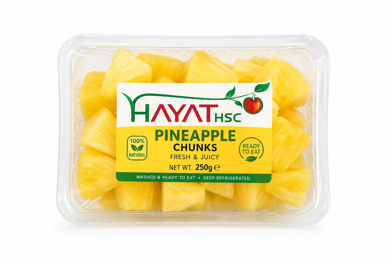 Pineapple in Hayat HSC retail packaging